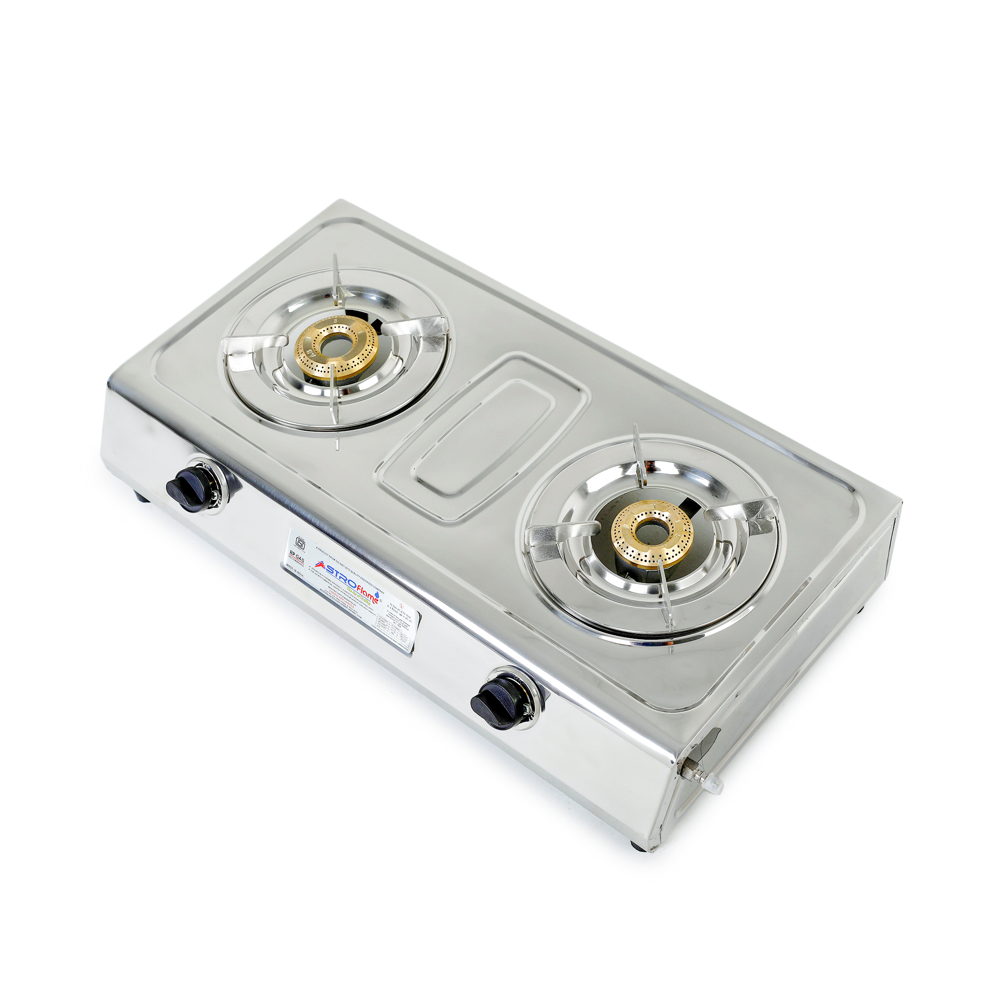 Astro flame Accord Stainless Steel Manual Gas Stove  (2 Burners)
