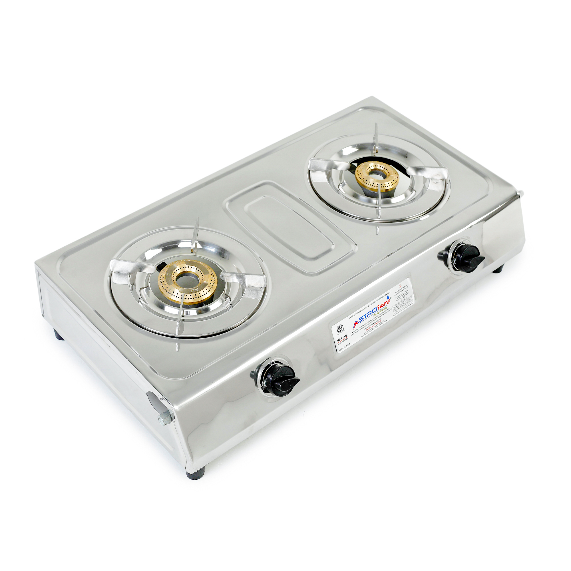 Astro flame Accord Stainless Steel Manual Gas Stove  (2 Burners)